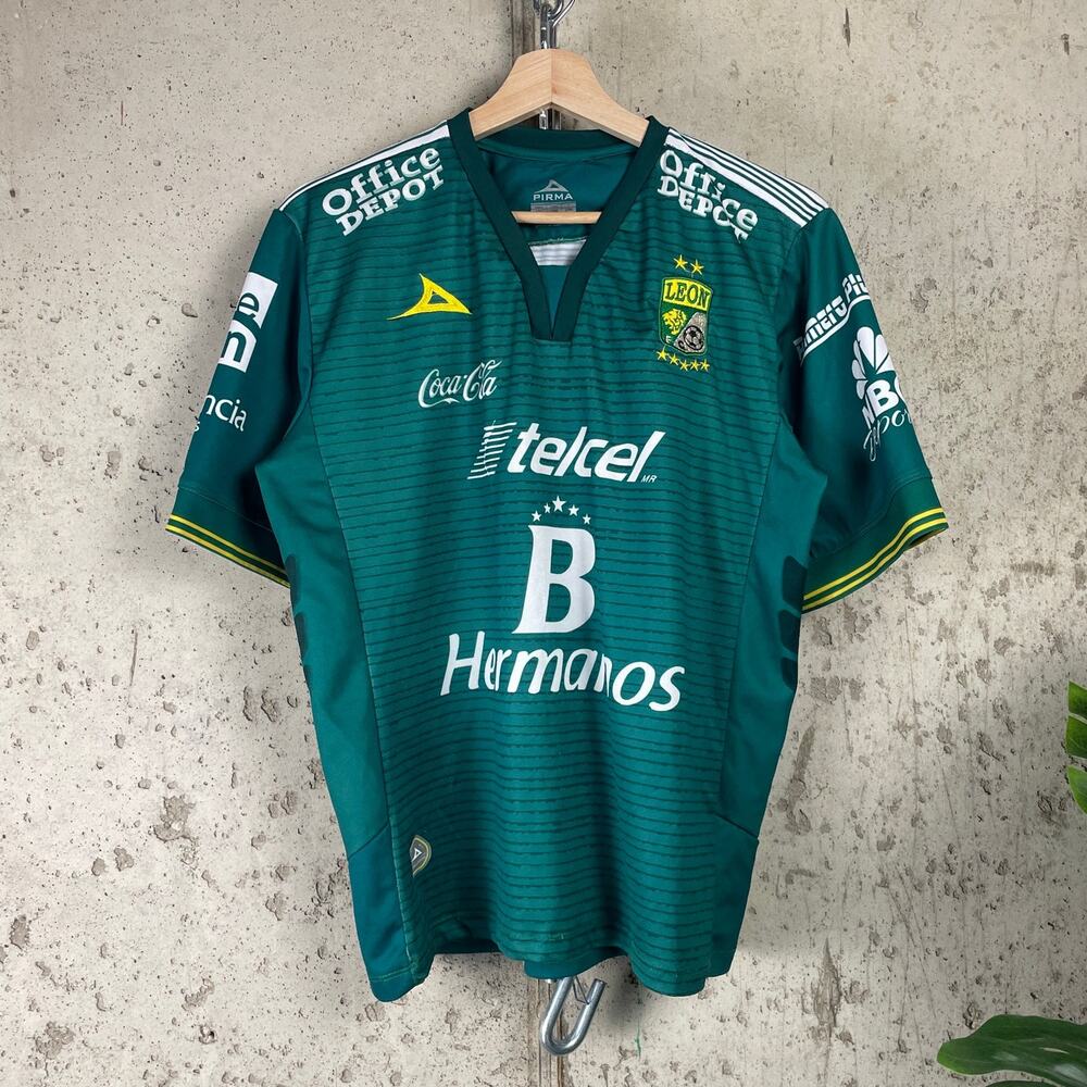 Pirma Club Leon 2015/16 Home Medium Soccer Jersey Mens Kit